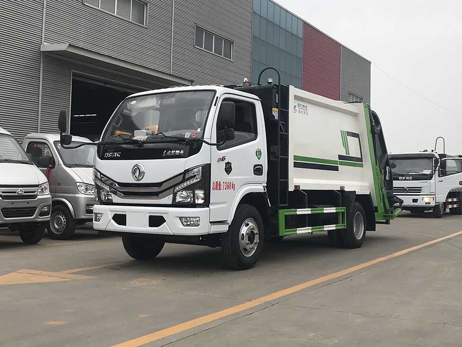國(guó)六東風(fēng)6方壓縮垃圾車